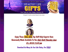 Tablet Screenshot of healthylifegifts.com